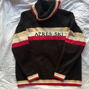 Men's Black and Red Sweater